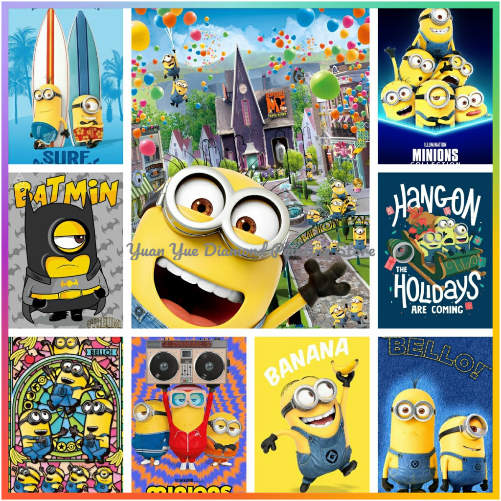 Embroidery Love - 1pc frameloze Diamond Painting Cute-M-Minions Cartoon
