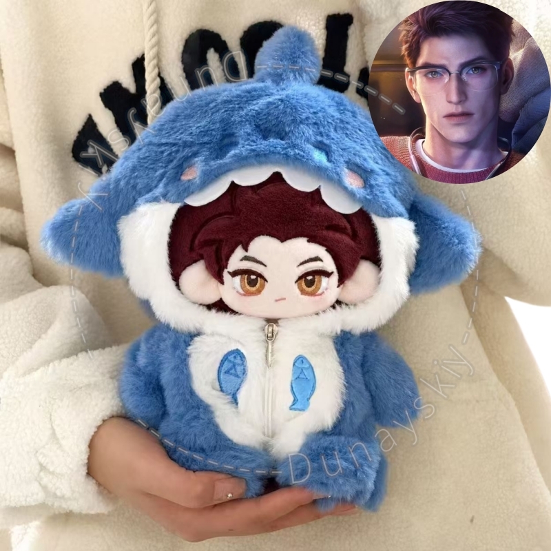 Embroidery Love - Valko 20cm Pluche Kleding Chibi Wolf