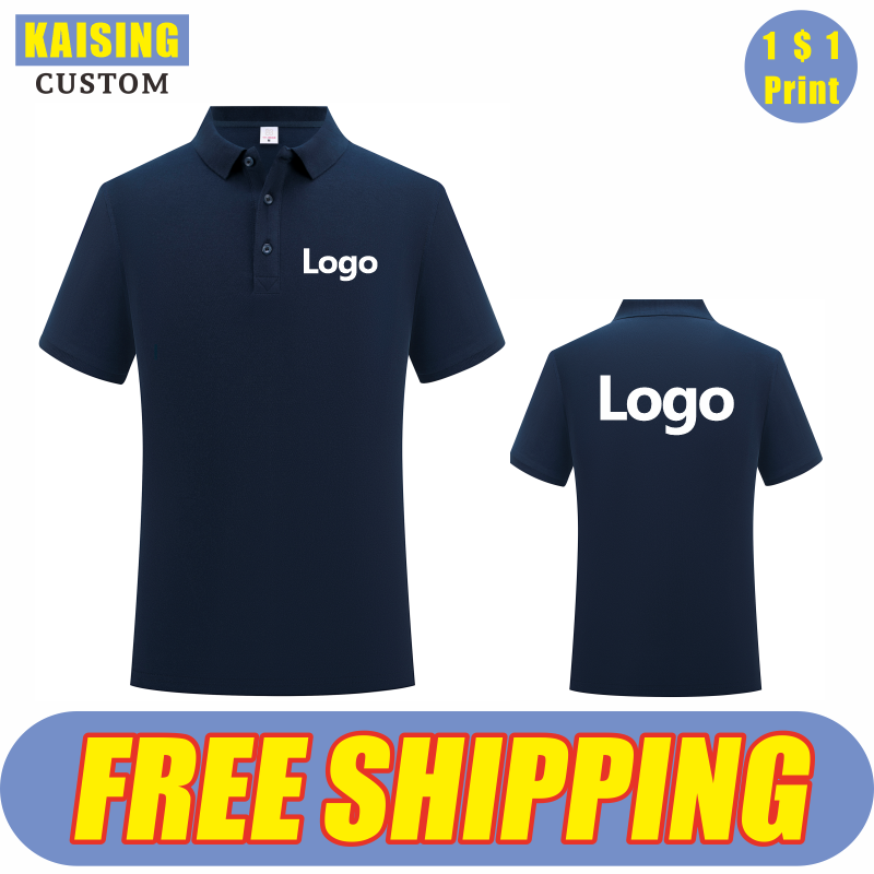 Embroidery Design Logo - Kaising Hoge-Kwaliteit Puur Katoen Polo Shirt