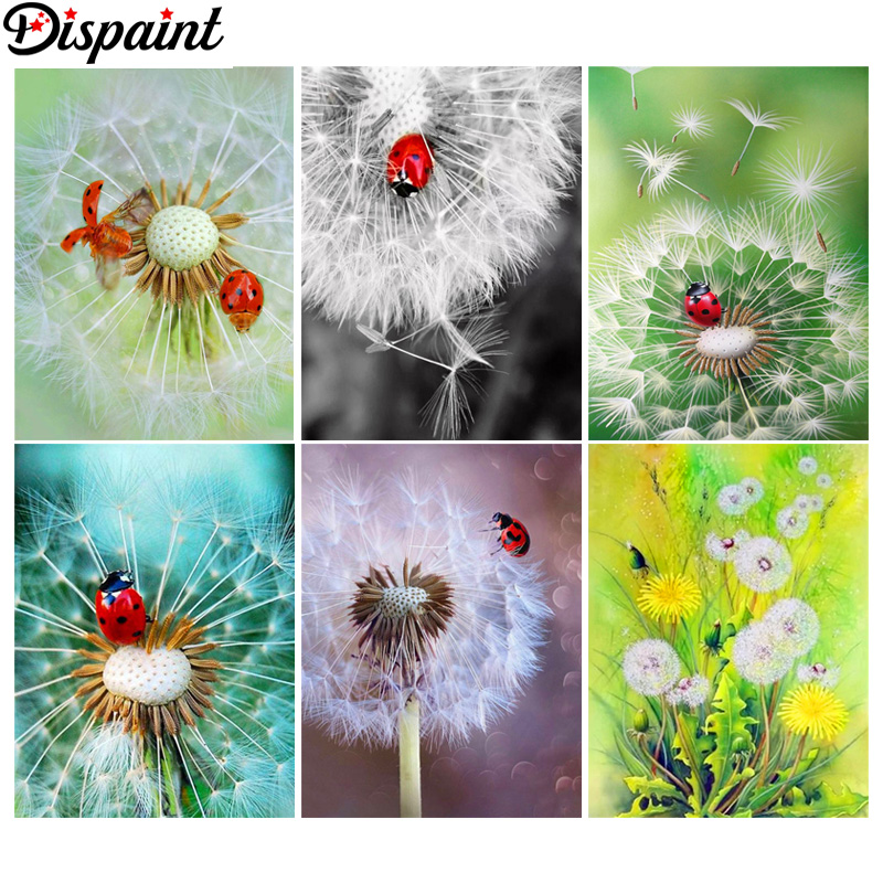 Embroidery Lady Bug - Dispaint DIY Diamant Schilderij 