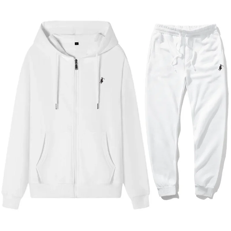 Embroidery Print - 2026 Heren Klassieke Hoodie Sportbroek Set