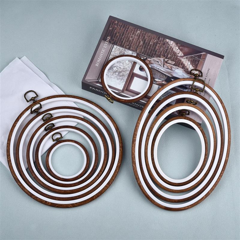 Ronde Ovale Houten Kleur Bordu - Embroidery Hoop Square recensie en prijs