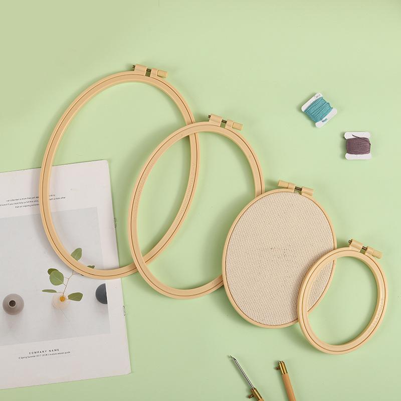 Imitatie Bamboe Plastic Ovale  - Embroidery Hoop Square recensie en prijs