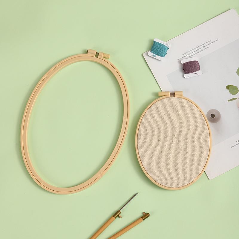 Imitatie Bamboe Plastic Ovale  - Embroidery Hoop Square recensie en prijs