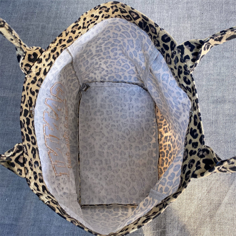 Unisex canvas draagtas met lui - Embroidery Canvas recensie en prijs