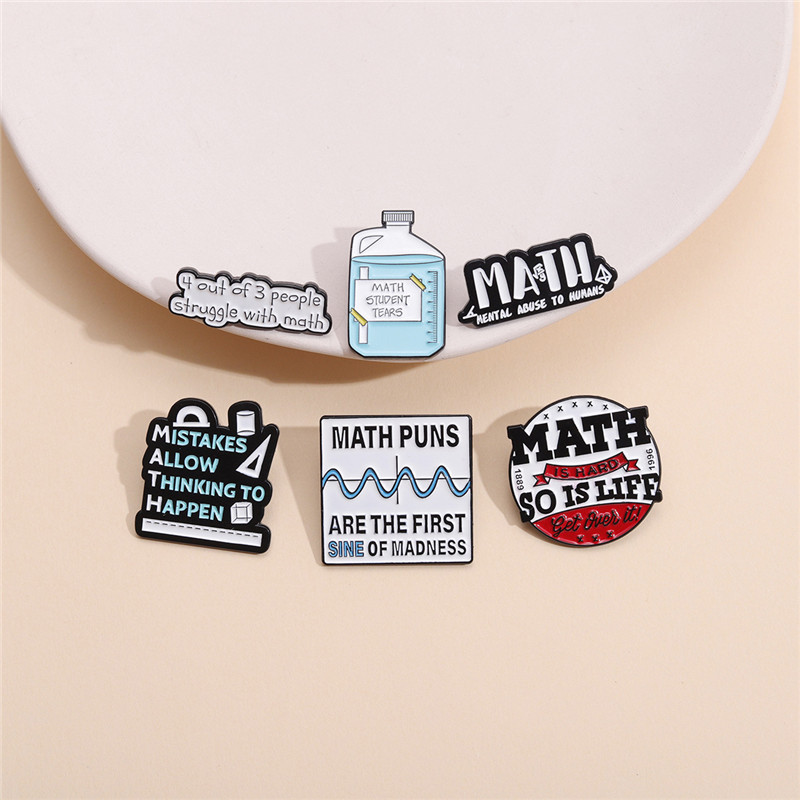 Creatieve Math Emaille Broches - Embroidery Love recensie en prijs
