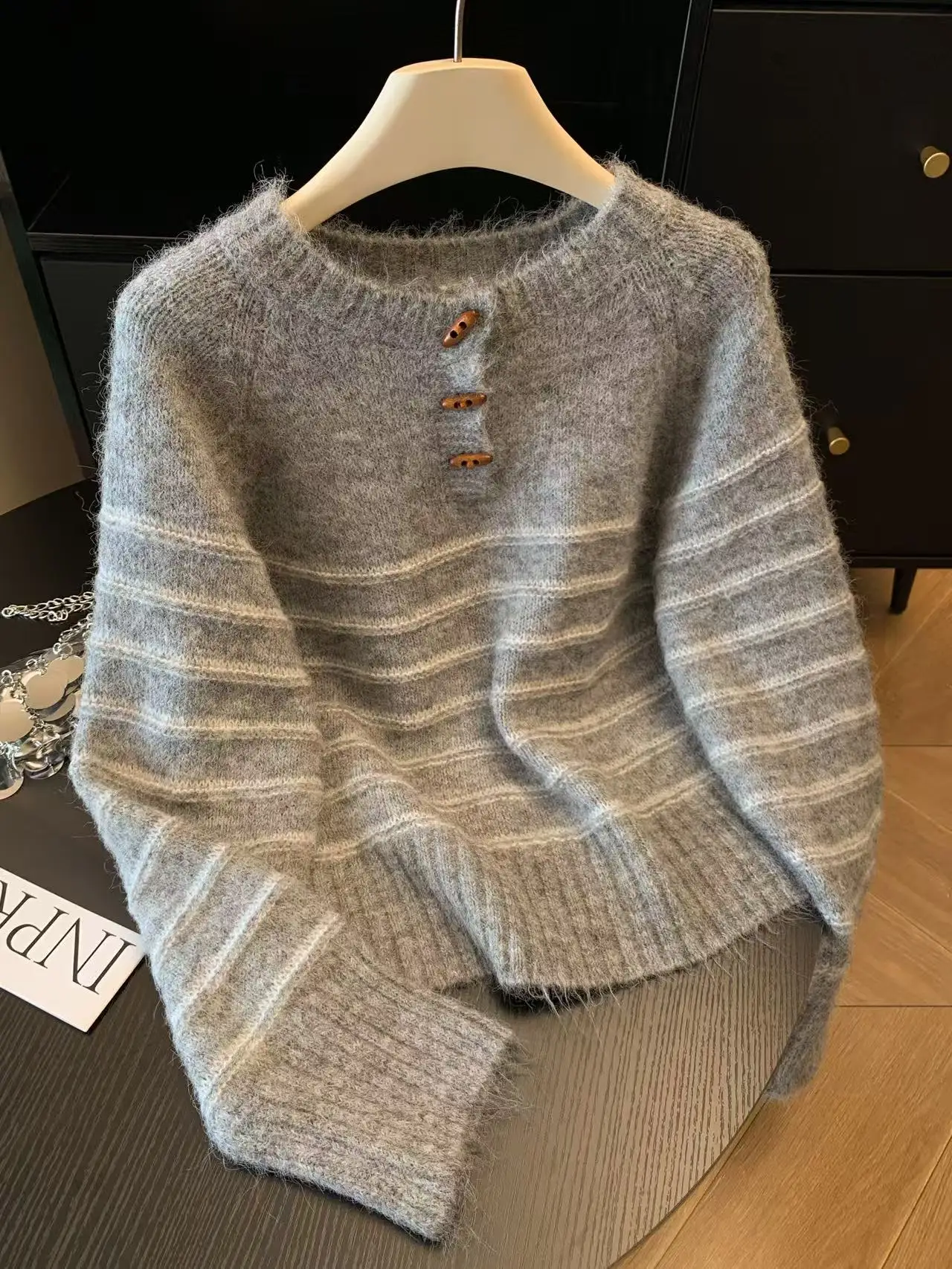 Herfst Winter Dames gestreepte - Embroidery Origin recensie en prijs