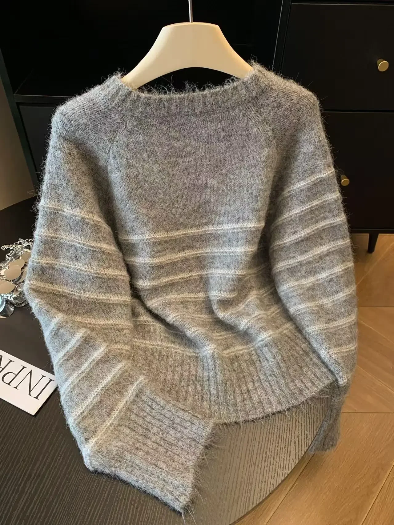 Herfst Winter Dames gestreepte - Embroidery Origin recensie en prijs