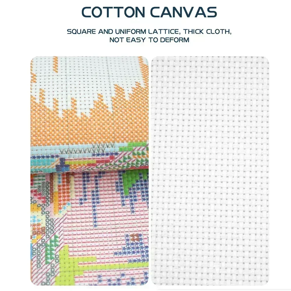 Nieuw voorgedrukt kruissteekpa - Embroidery Running Stitch recensie en prijs