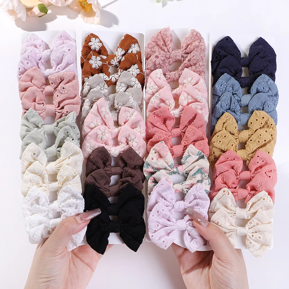 10 Stks/set Fashion Bows Hairg - Embroidery Love recensie en prijs