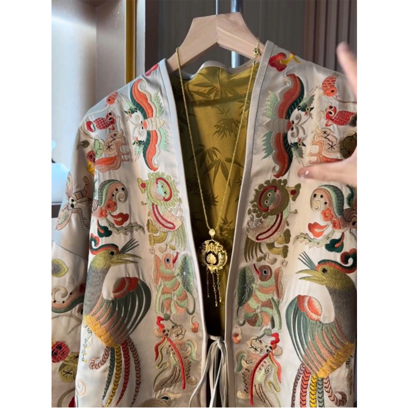Nieuwe Chinese stijl kimono ve - Embroidery Origin recensie en prijs