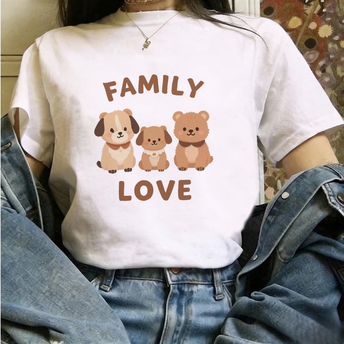 T-shirts Dames Running Stitch  - Embroidery Running Stitch recensie en prijs