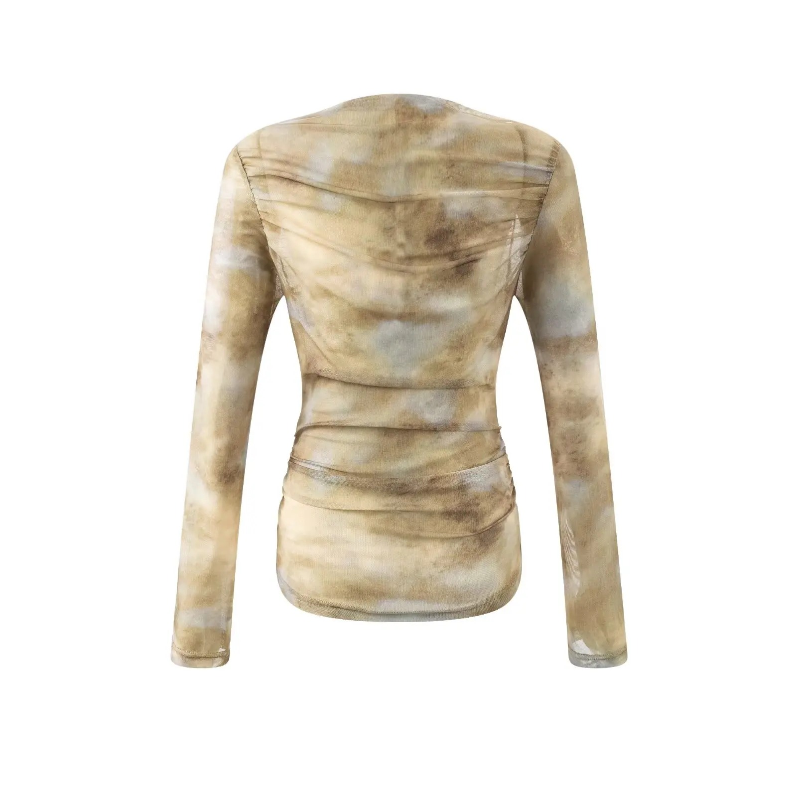 2025 Sexy Tie-Dye Print Gerimp - Embroidery Print recensie en prijs