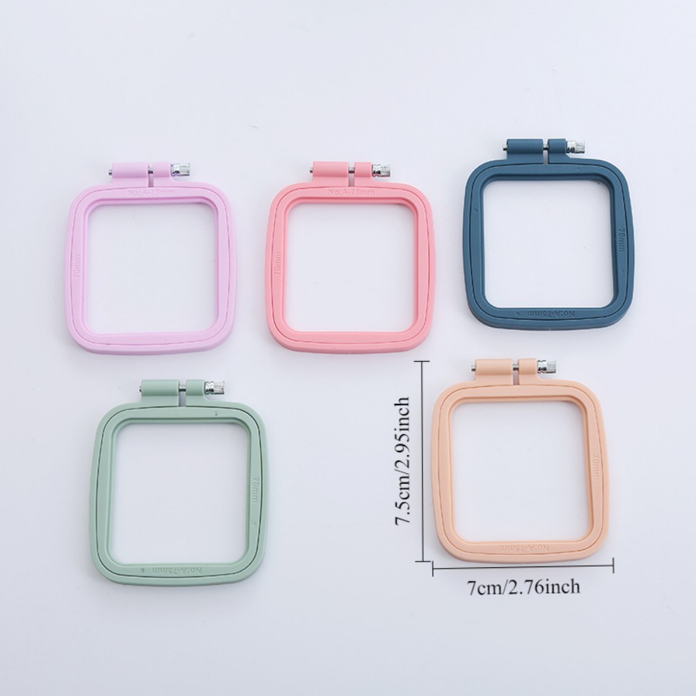 Ovale/vierkante plastic borduu - Embroidery Hoop Square recensie en prijs