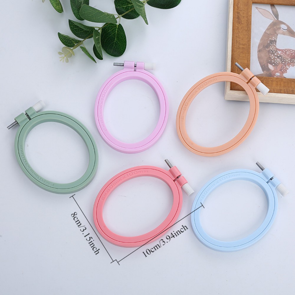 Ovale/vierkante plastic borduu - Embroidery Hoop Square recensie en prijs