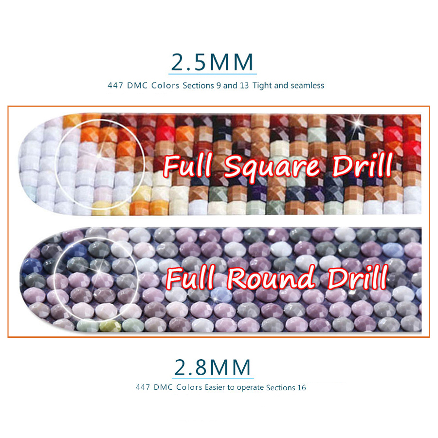 Diy diamantmozaïek rennend paa - Embroidery Running Stitch recensie en prijs