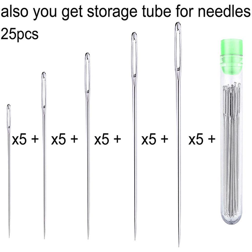25-delige grote ogen stiknaald - Embroidery Needles recensie en prijs