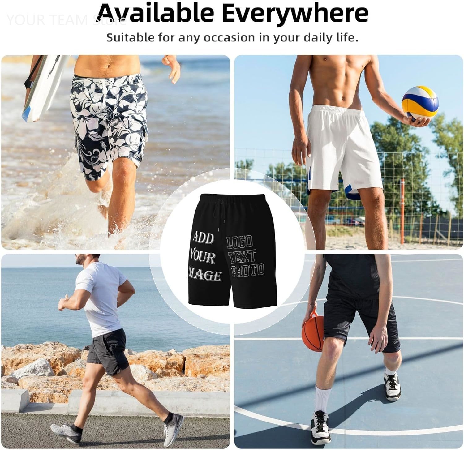 Op maat gemaakte shorts voor h - Embroidery Design Logo recensie en prijs